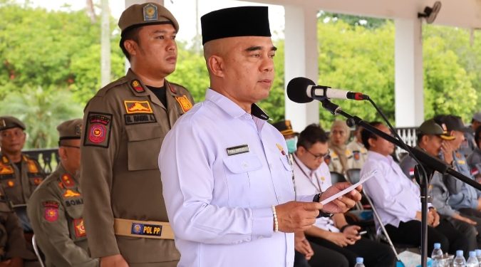 Pengembalian BKO Satlinmas ke Pemkab Kukar