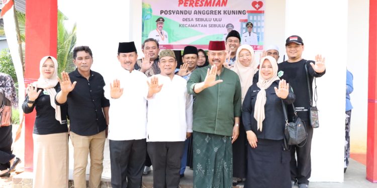 Bupati Kukar Resmikan Posyandu Anggrek Kuning untuk Percepatan Penanganan Stunting