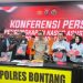 Kapolres Bontang AKBP Widho Anriano konferensi pers kasus anak 11 tahun Muara Badak
