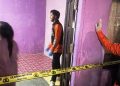 Polisi lakukan olah TKP kasus pembunuhan dua balita di Jalan Rimbawan, Kelurahan Karang Anyar, Kecamatan Sungai Kunjang, Samarinda.