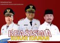 Bupati, Wakil Bupati, dan Sekda Kutai Kartanegara dalam program Beasiswa Kukar Idaman. (Foto: Dok. Pemkab Kukar)