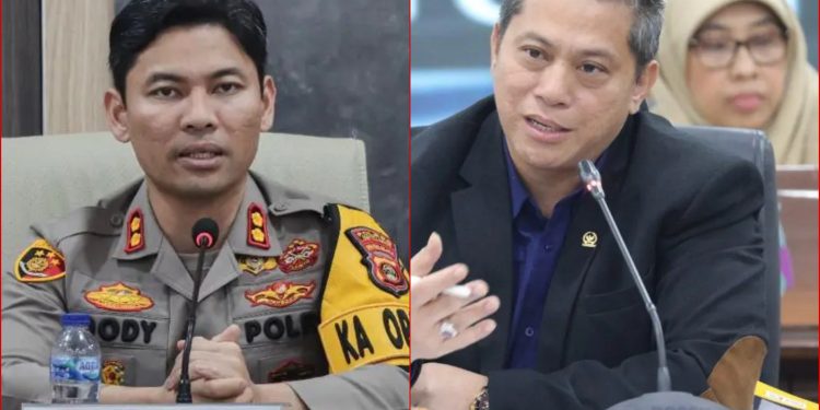 Kolase Kapolres Kukar AKBP Dody Surya Putra dan Anggota DPD RI Yulianus Henock Sumual