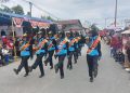 Ribuan pelajar dan warga memeriahkan lomba gerak jalan HUT ke-80 RI di Muara Badak, diikuti 173 regu dari SD, SMP, SMA, dan umum