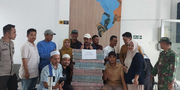 Pembudidaya kerang darah Muara Badak menerima tali asih PHSS