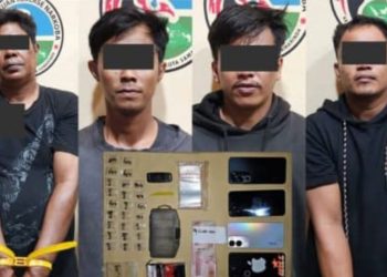 Polisi Bongkar Jaringan Sabu Samarinda–Muara Badak, Empat Pengedar Ditangkap