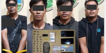 Polisi Bongkar Jaringan Sabu Samarinda–Muara Badak, Empat Pengedar Ditangkap