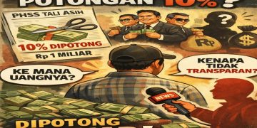 Ilustrasi pemotongan 10 persen dana tali asih PHSS di Muara Badak yang dipertanyakan anggota kerang darah