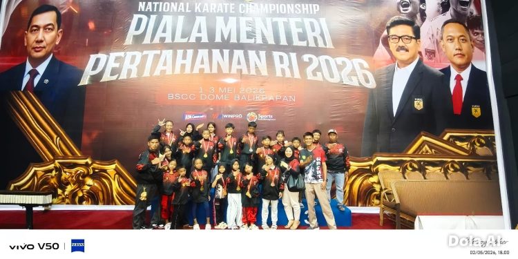 18 Atlet Karate Muara Badak Harumkan Daerah di Kejurnas Piala Menteri Pertanahan RI 2026