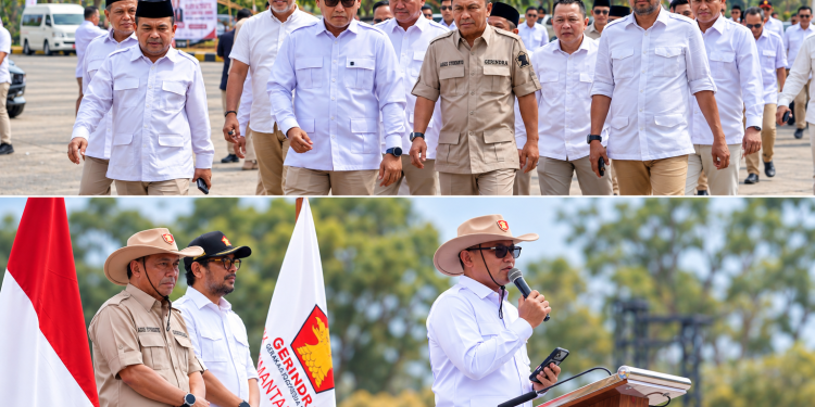 Seno Aji Buka Diklat Laskar Gerindra Kaltim di Kukar